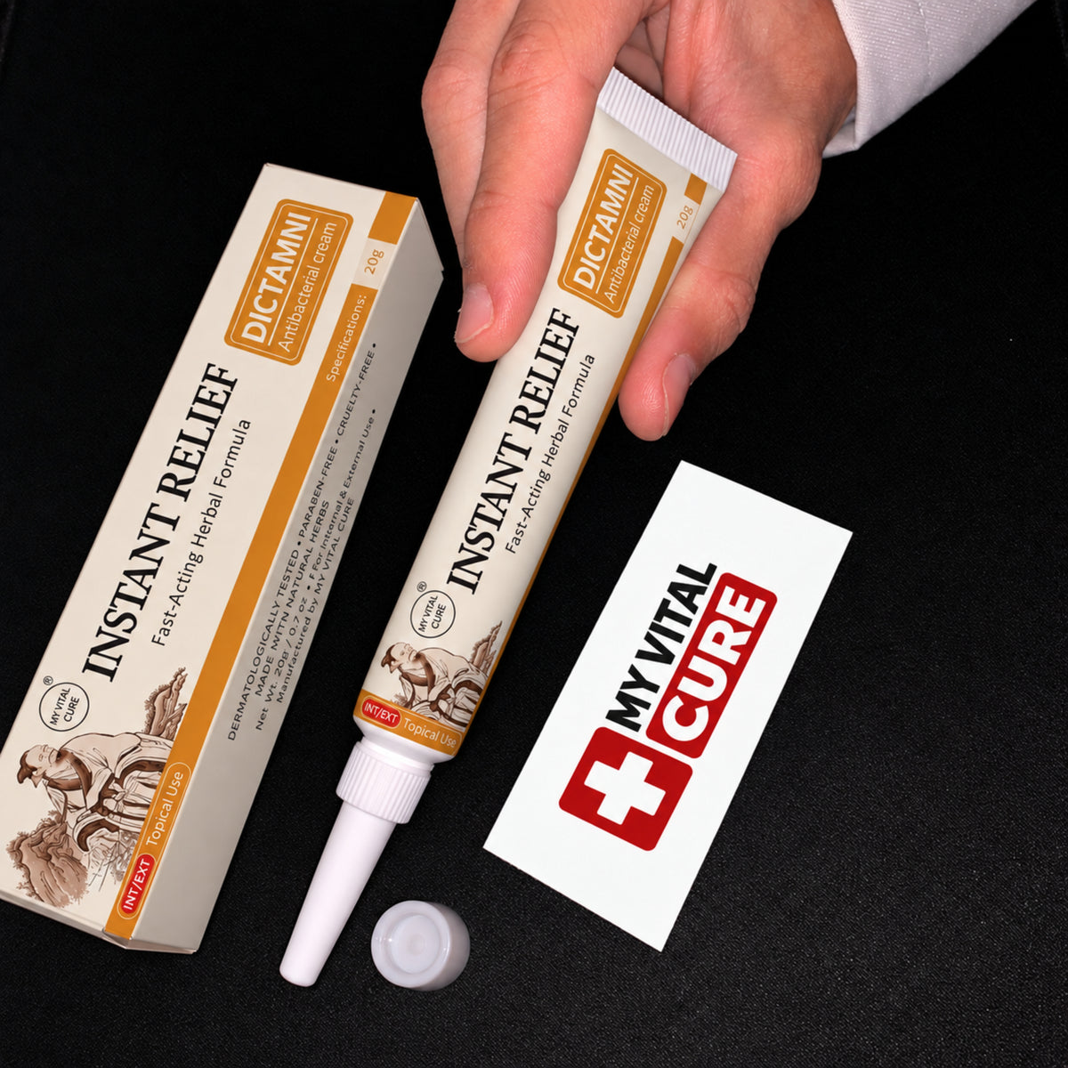Pomada para las hemorroides a base de hierbas Dictamni — 3 unidades