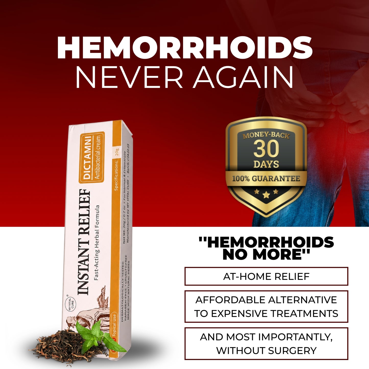 Dictamni Herbal Hemorrhoid Ointment — 1 Unit